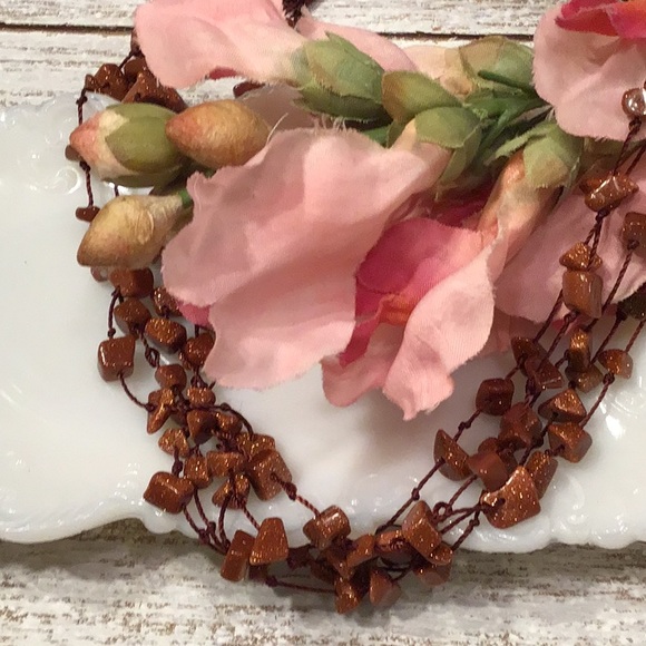 🌸[2/$30.00]🌸 Goldstone Necklace - Picture 4 of 6